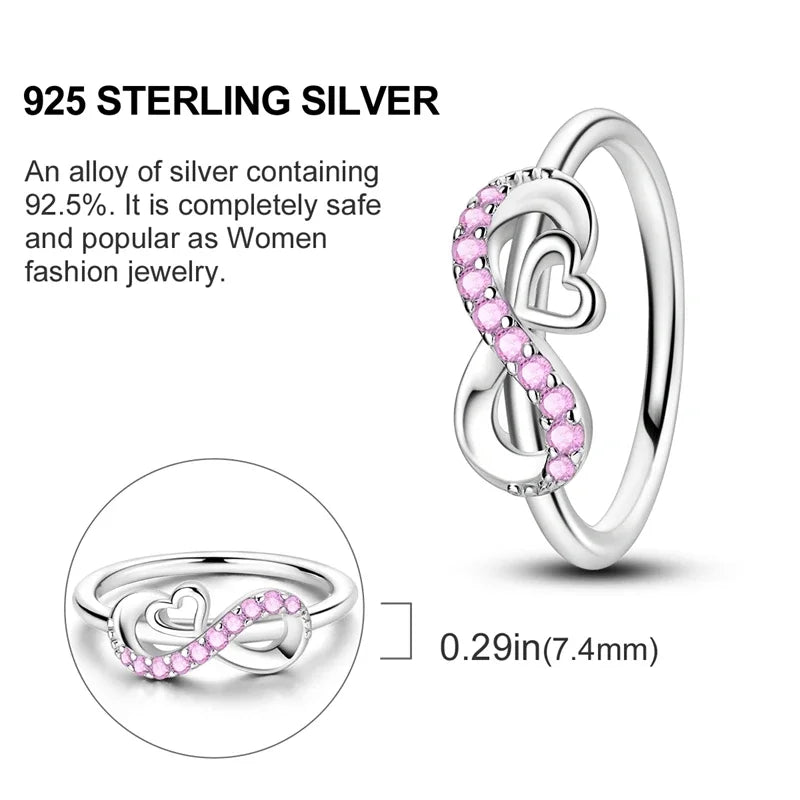 925 Sterling Silver Eternal Love Dewdrop Firefly Glow-in-the-Dark Ring for Women | Fashion Engagement & Wedding Jewelry