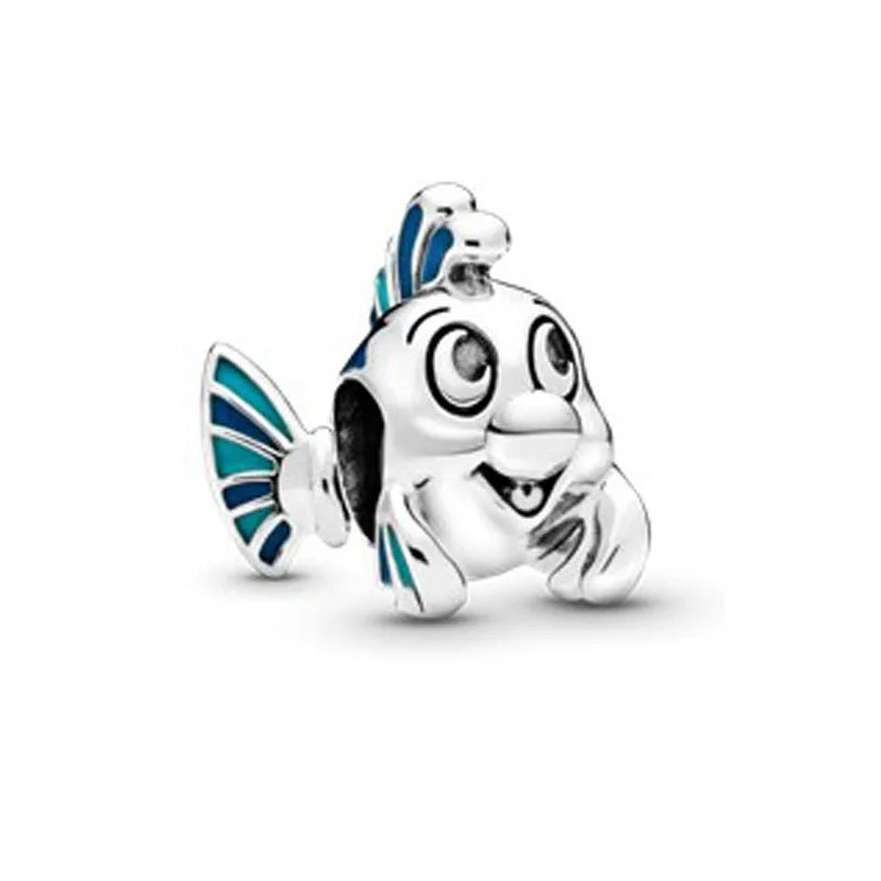 Miniso Disney 925 Sterling Silver Dumbo Mickey Stitch Dalmatians Charms | Fit Original Bracelet DIY Jewelry Accessories