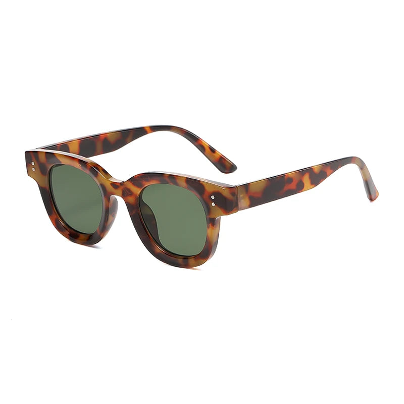 New Fashion Classic Retro Oval Frame Sunglasses 2024 – Ocean Film Small Frame Street Photo Sun Glasses for Women