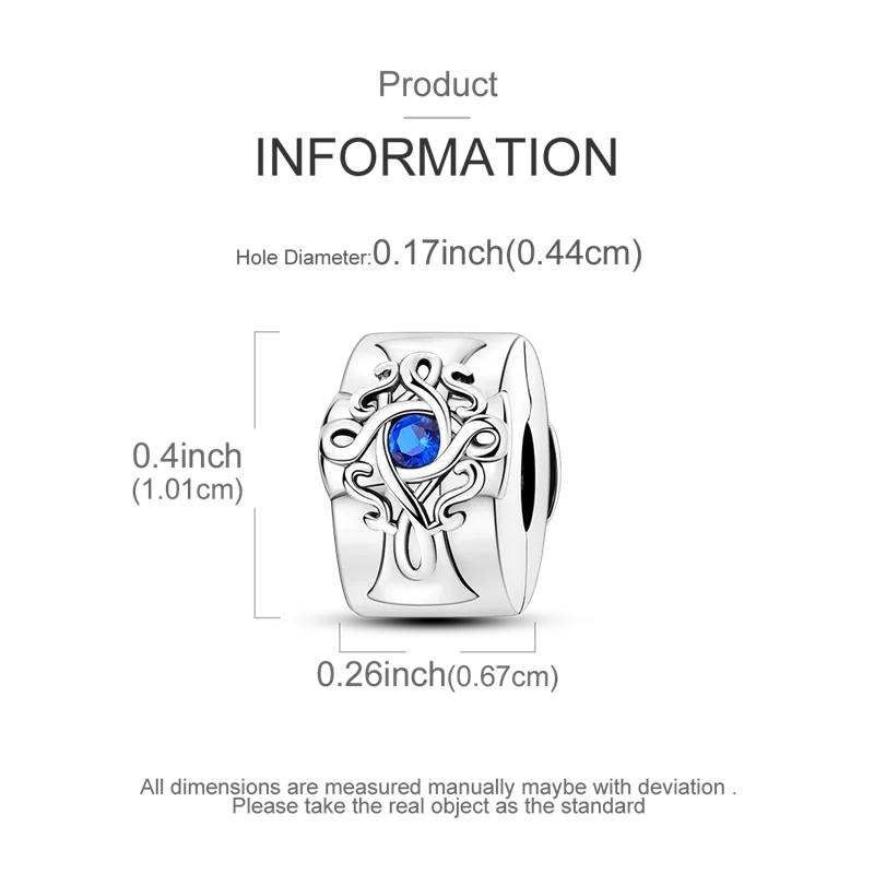 925 Sterling Silver Star, Moon & Heart Safety Chain | CZ Beads Angel Wing Charm for Original Bracelet DIY Jewelry