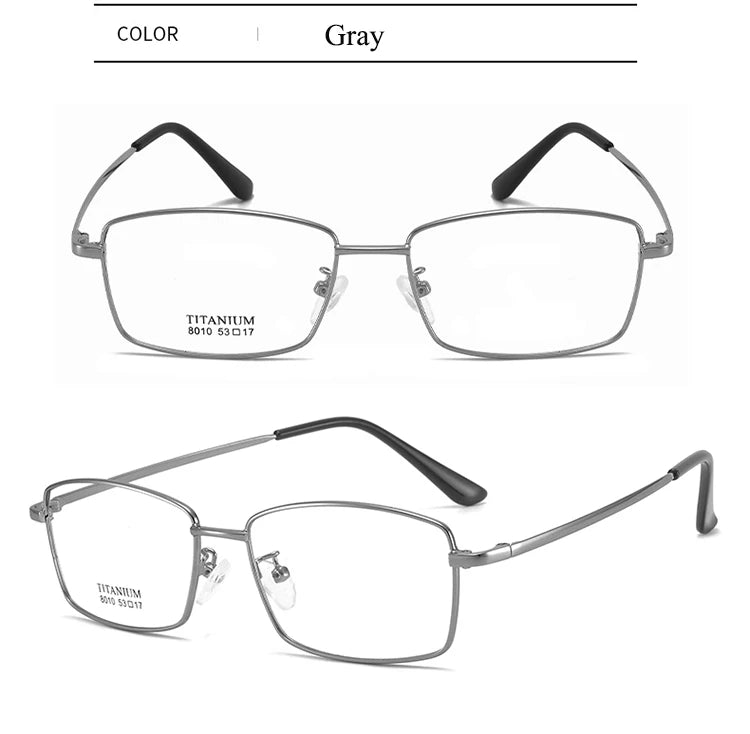 BCLEAR Custom Optical Glasses – Full Rim Classic Square Frame Eyeglasses for Men & Women | Anti-Blue Light Myopia, Presbyopia, Progressive