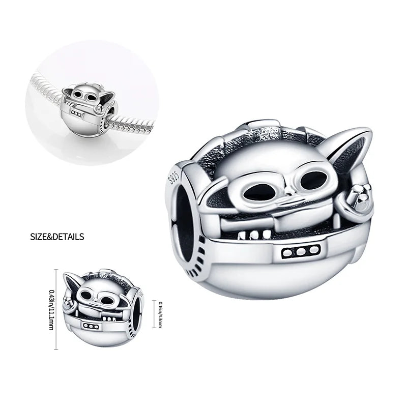 HOT TOYS Harry Potter 925 Sterling Silver Charm Beads | Cartoon Pendant Fit Original Pandora Bracelet Jewelry Gift