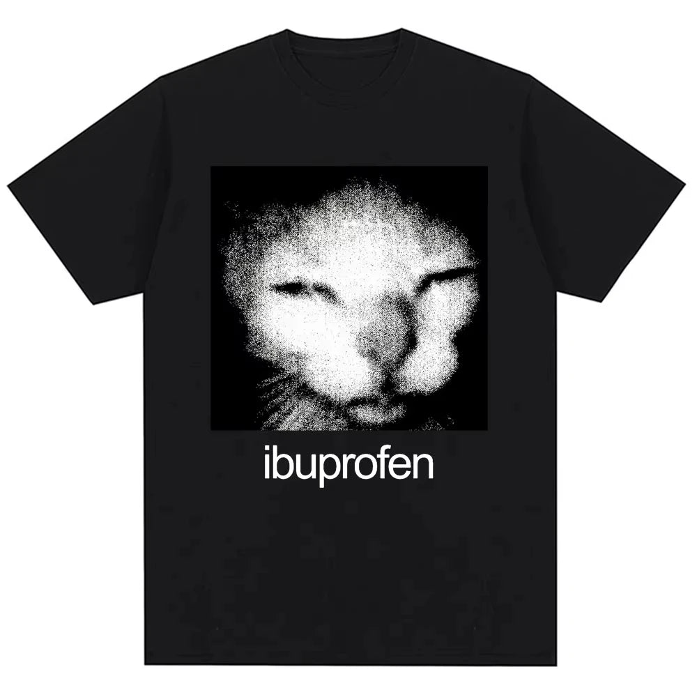 Funny Cat Meme T-Shirt for Women – Cute Short Sleeve Round Neck Streetwear Tee