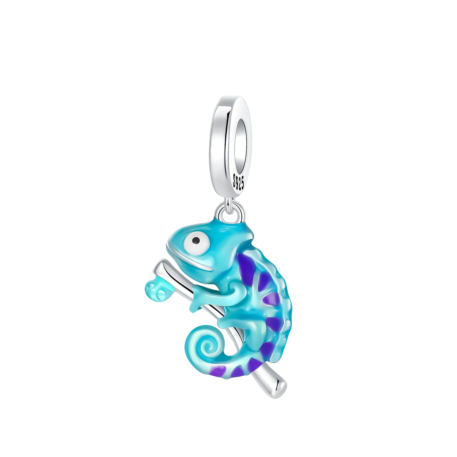 925 Sterling Silver Easter Egg Pendant Charm – DIY Bracelet Jewelry for Women