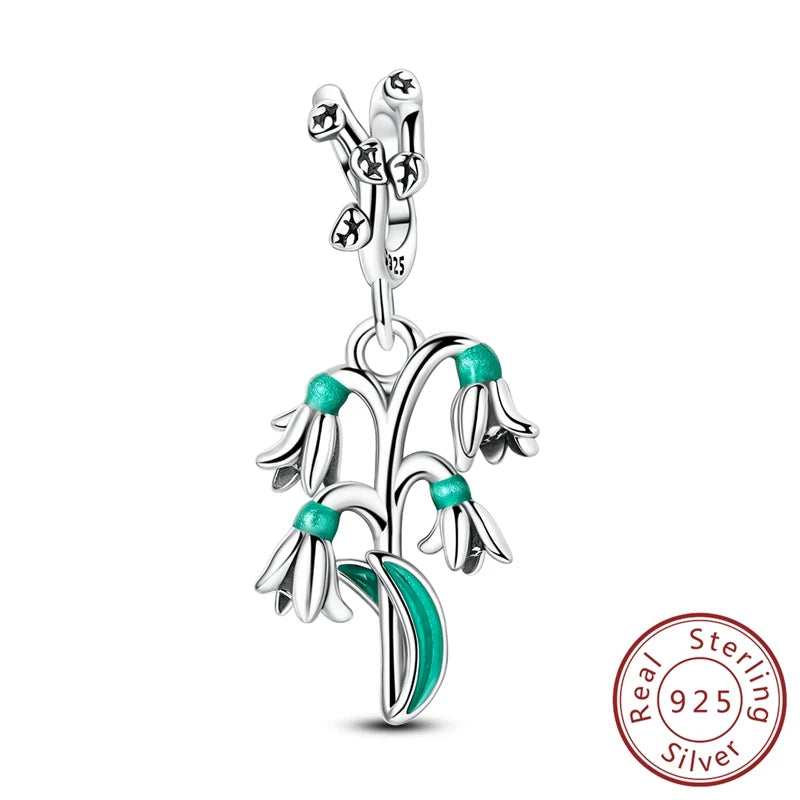 925 Sterling Silver Star, Moon & Watch Cube Charms | Original Beads Fit Bracelet & Pendant DIY Fine Jewelry Gift for Women