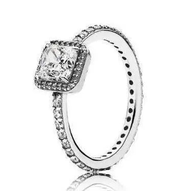 925 Sterling Silver Knotted Heart Crystal Ring | Symbol of Love Wedding & Party Jewelry for Women