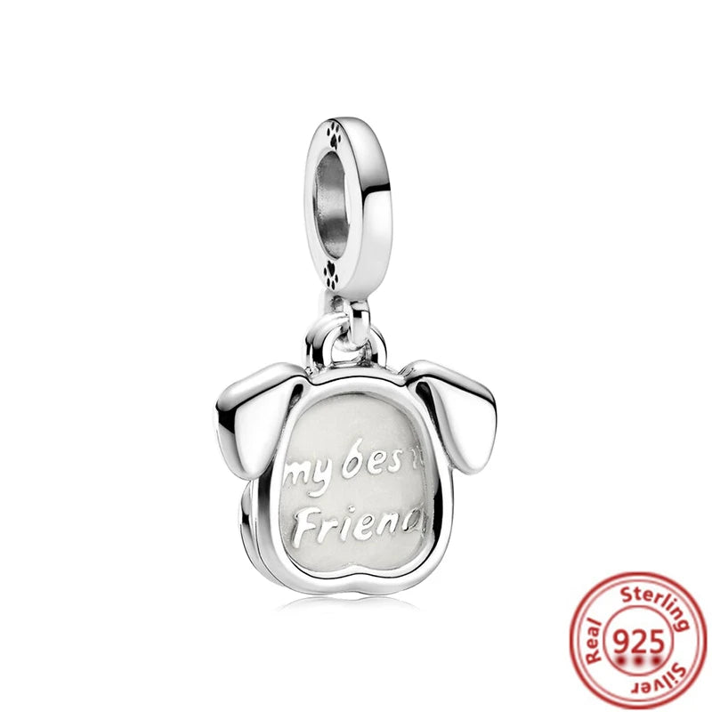 925 Sterling Silver Heart-Shaped Moon Rose Beads Charm | Classic Random Blind Bag | Affordable DIY Bracelet Jewelry Gift