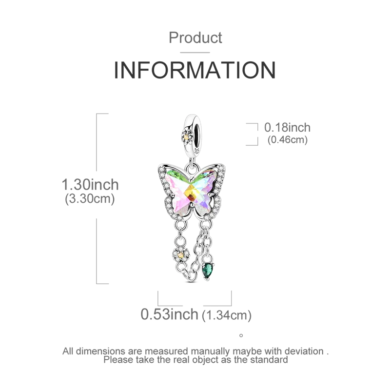 925 Sterling Silver Zircon Bowknot Heart Balloon Charms | Original Pendant Beads Fit Bracelet DIY Fine Jewelry for Women