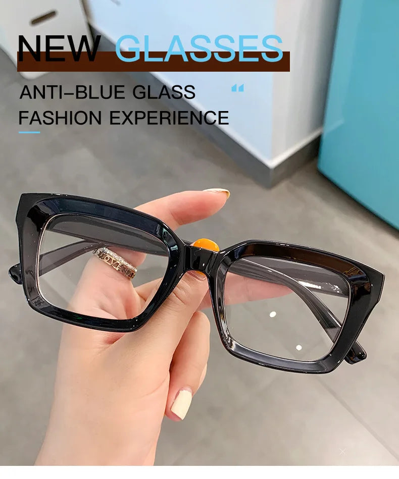 Fashion Reading Glasses for Women 2023 – New Square Anti Blue Light Presbyopia Eyeglasses | Vintage Computer Optical Eyewear +1.0 to +3.5