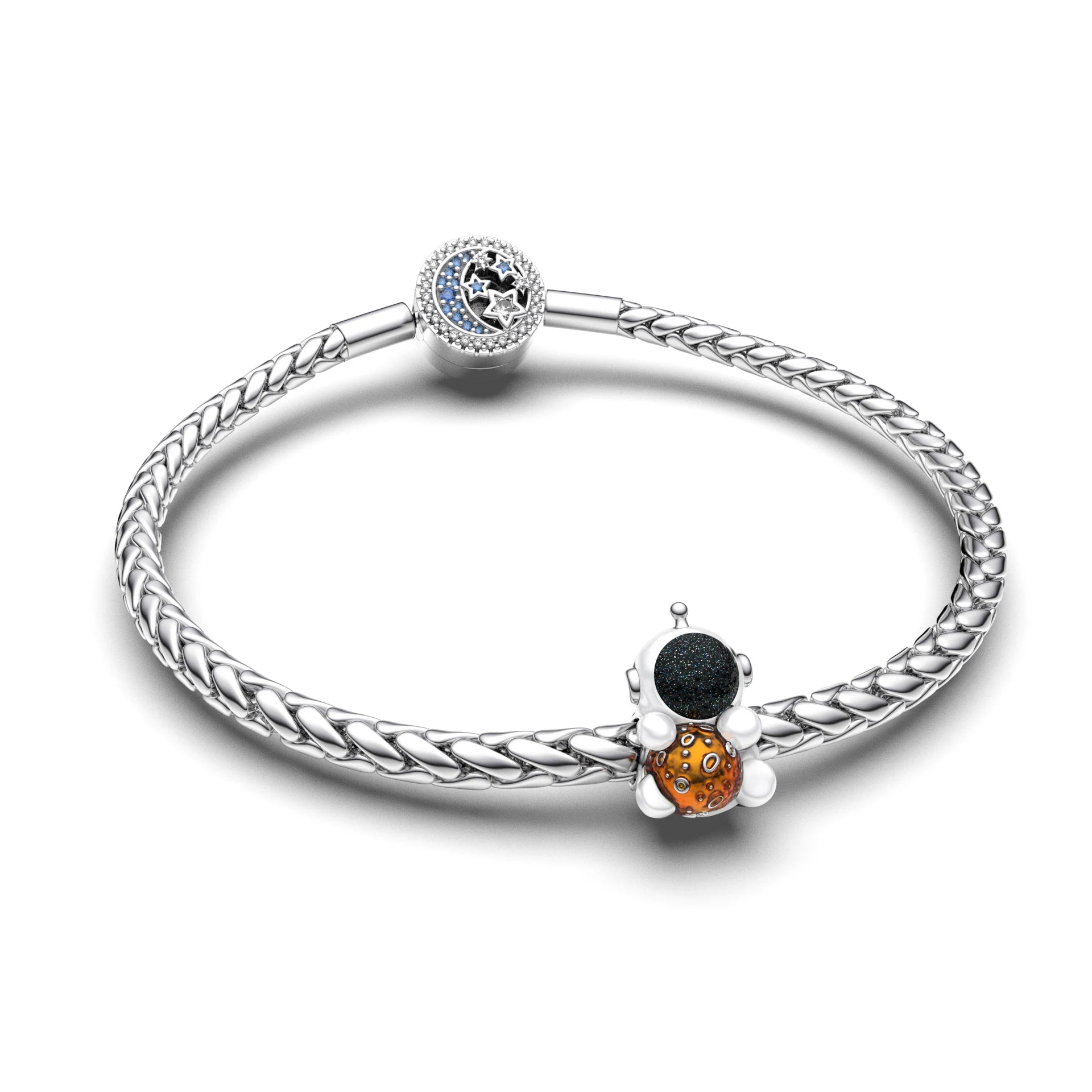 Manyilus Pearl Charm 💎 S925 Sterling Silver Bracelet Pendant for Women