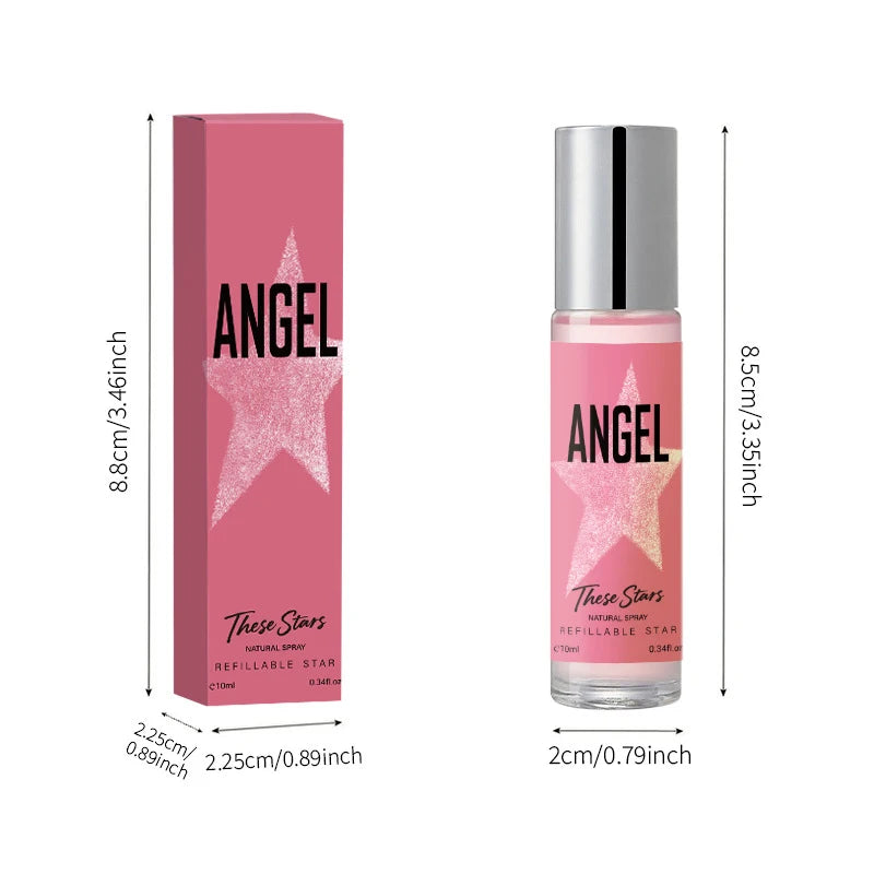 Angel Eau De Parfum 50ml – Refillable Star-Shaped Spray | Elegant Pheromone Perfume for Women | Fresh, Natural & Charming Fragrance