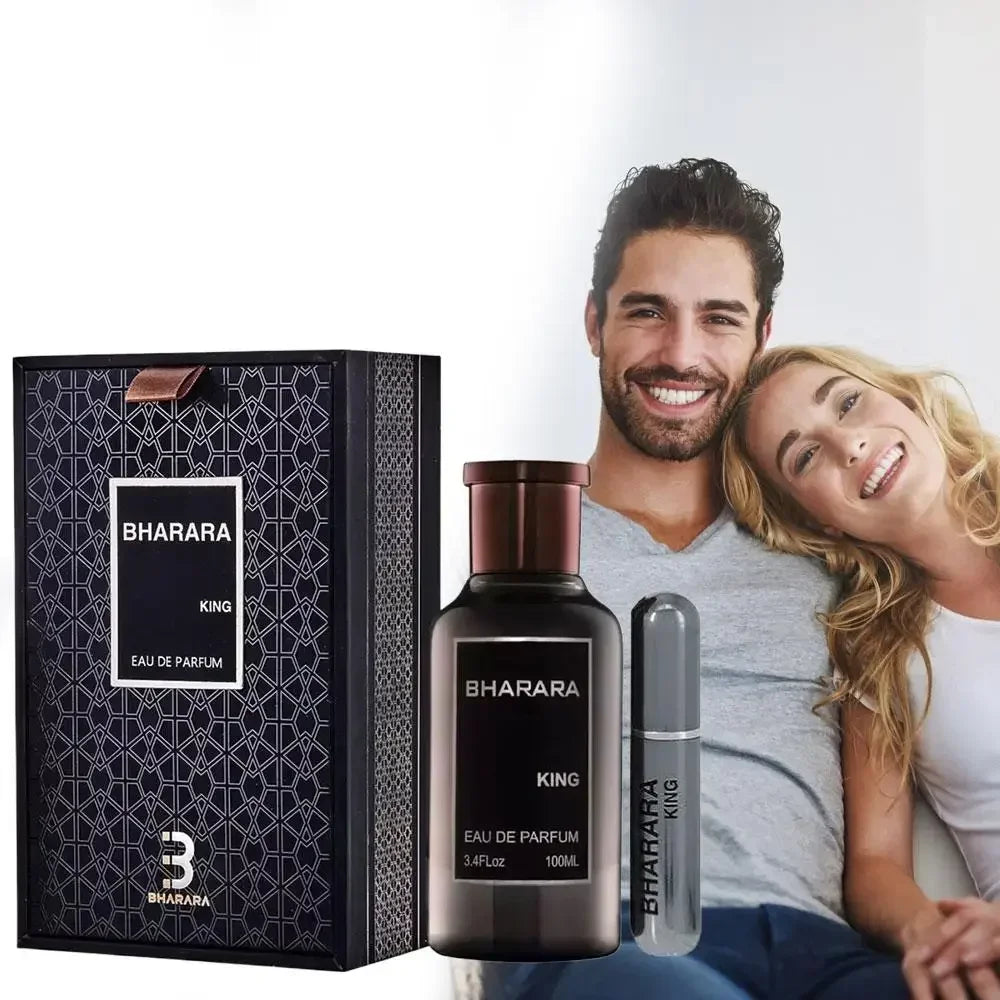 100ML Bharara King Eau De Parfum for Men – Long-Lasting Luxury Fragrance | 3.4oz EDP Spray Sealed High-End Gift Box