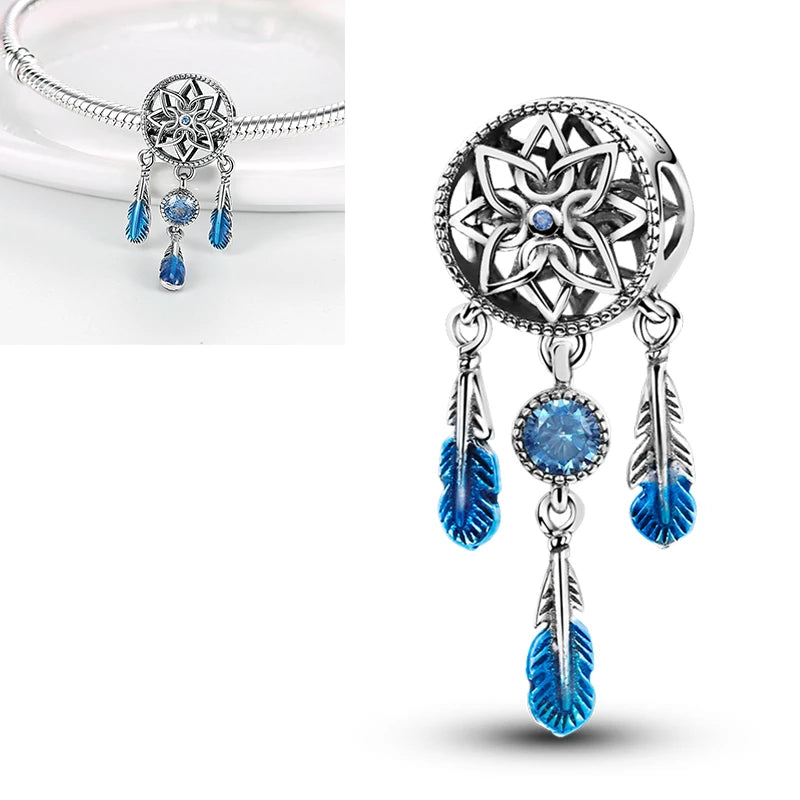 2025 Hot Elk, Dinosaur & Firefly Luminous Dangle Charm Beads | 925 Sterling Silver DIY Bracelet