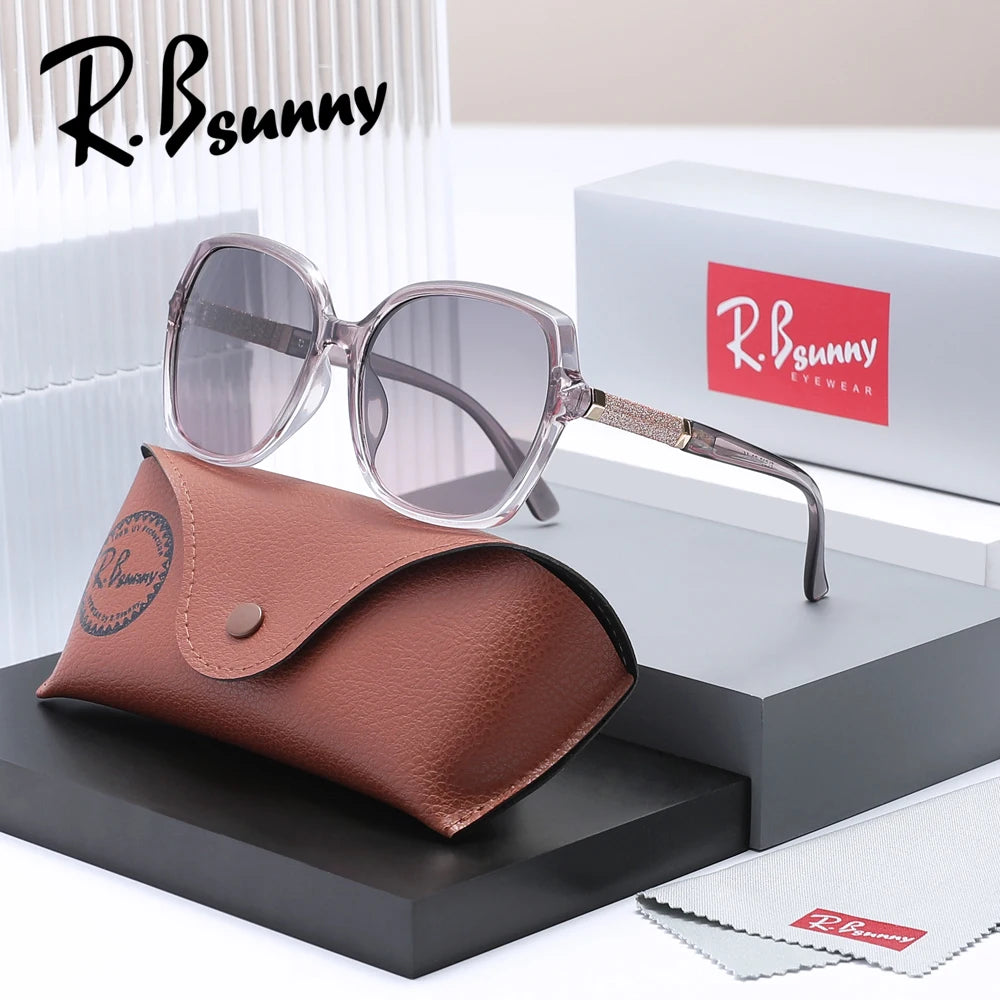 RBsunny 2025 Fashion Oversize Sunglasses for Women – Polarized Gradient UV400 Sun Glasses | Elegant Summer Shades for Ladies
