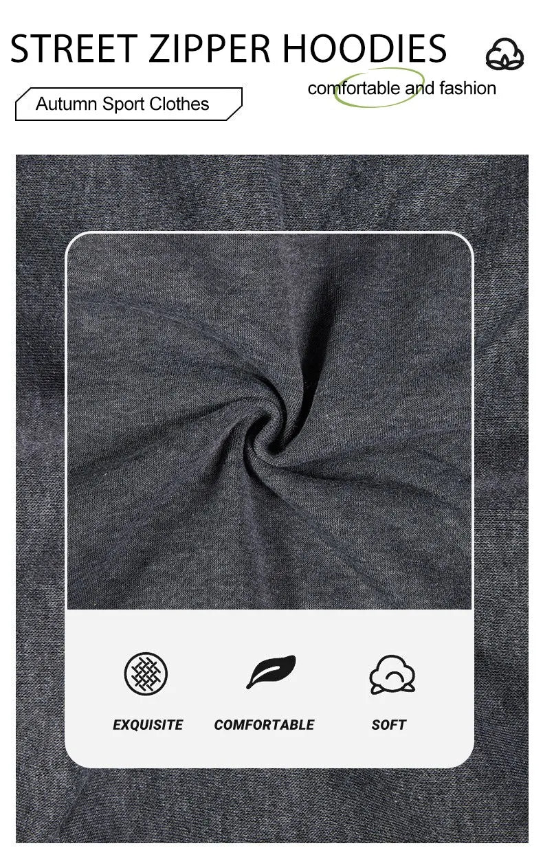 Women’s Solid Zipper Hoodie | Warm Fleece Hooded Sweatshirt | Autumn Casual Streetwear with Pockets