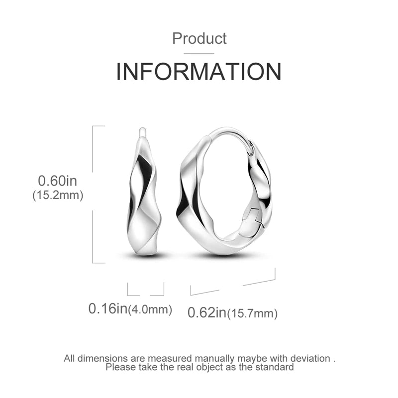 925 Sterling Silver Perfume & Fold-Eared Rabbit Hoop Earrings | Pave CZ Elegant Jewelry Gift for Women & Friends