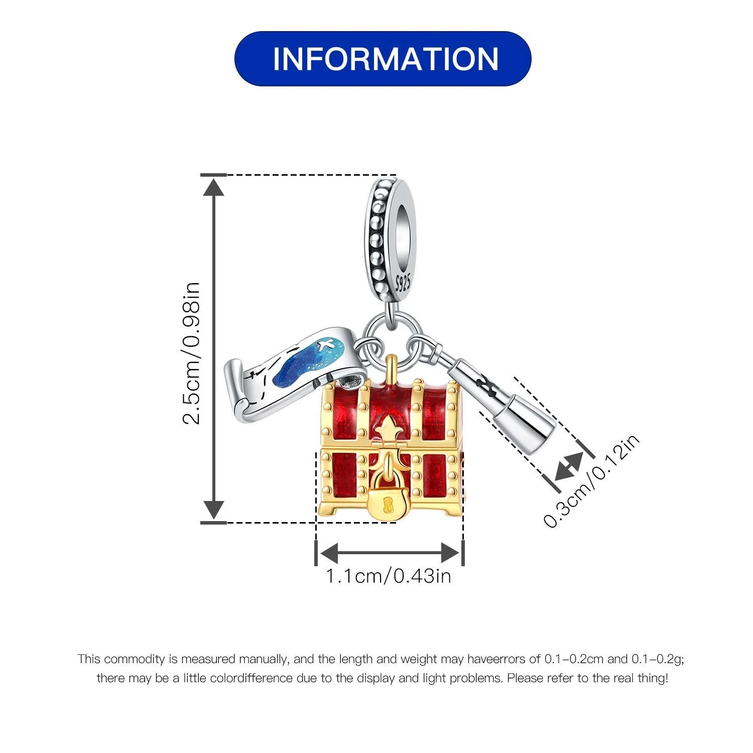 Orstarry 925 Sterling Silver Mermaid Cartoon Charm | Original Pendant Beads Fit Pandora Bracelet DIY Fine Jewelry Gift