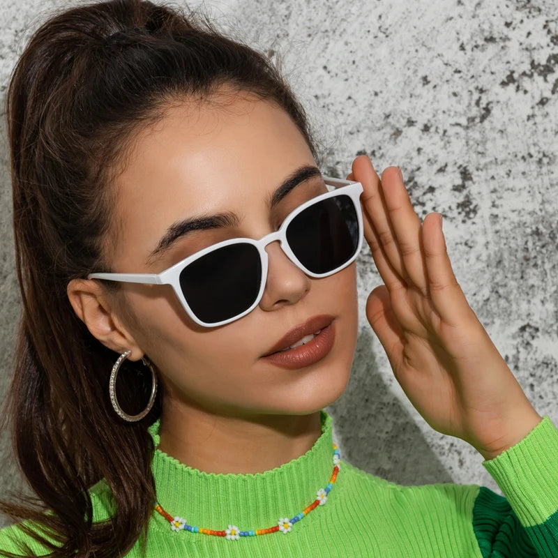 Fashion Small Square Sunglasses – Men & Women Colorful Frame Y2K Retro Gradient Sun Glasses | Hip Hop Shades UV400