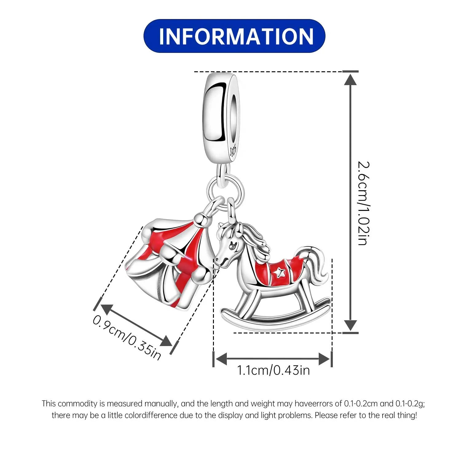 925 Sterling Silver Golden London Big Ben Charm Pendant | Travel Series Bead for Women DIY Bracelet Jewelry Gift