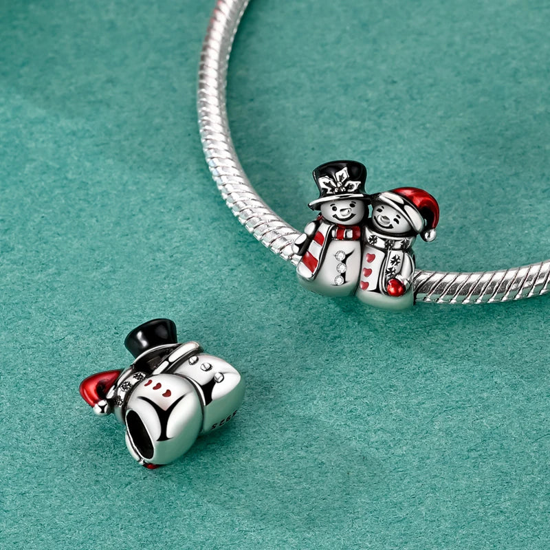 2025 Original 925 Sterling Silver Christmas & Halloween Charms | Santa Claus Snowman Beads Fit Bracelet Pendant Jewelry Gift