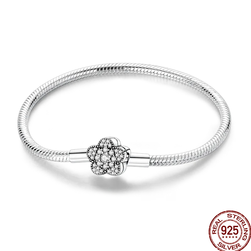 925 Sterling Silver Rainbow Leather Braided Bracelet | Eternal Love Stars & Moon Charm – DIY Women’s Beaded Jewelry Gift