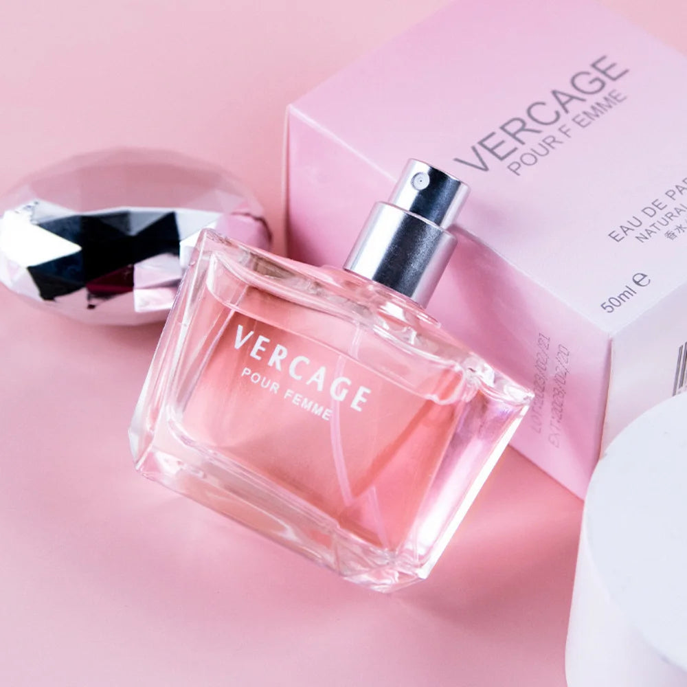 50ML Osmanthus, Peony & Pomegranate Perfume for Women – Crystal Diamond Series | Light, Elegant & Long-Lasting Scent