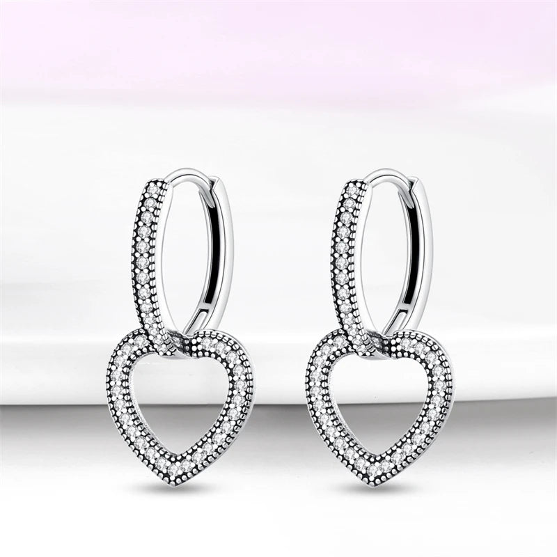 925 Sterling Silver Glowing Starfish & Shell Earrings | Fashion Jewelry for Women