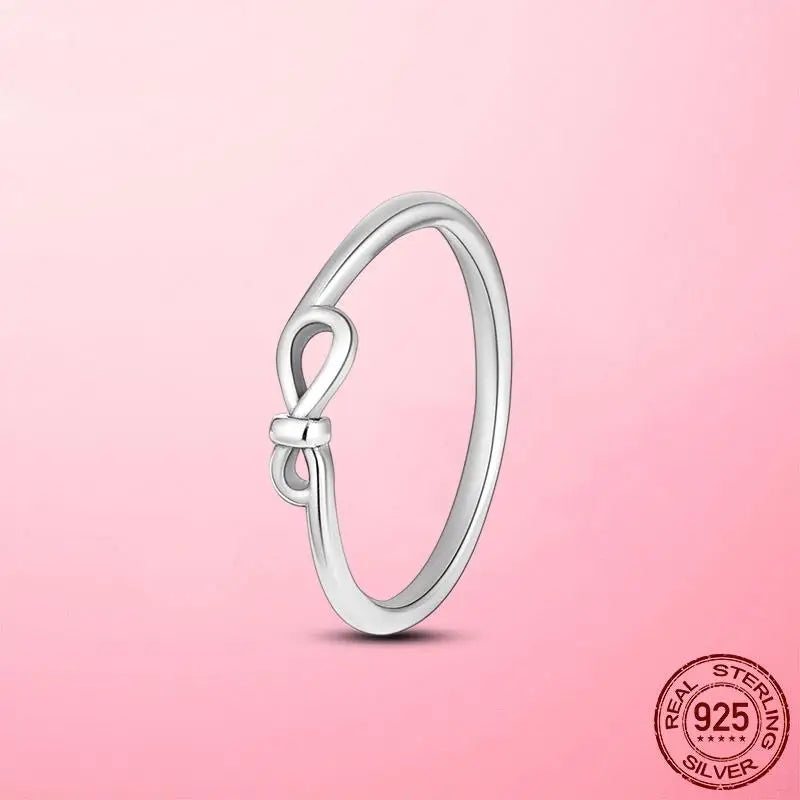 925 Silver Sparkling & Polished Lines Ring for Women | 2025 New Finger Ring | Wedding Engagement Jewelry Gift Anel