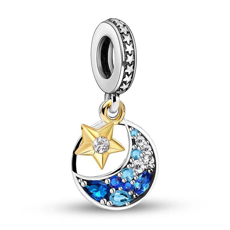 925 Sterling Silver Turtle Dolphin Series Charms | Ocean Beads Fit DIY Bracelet Necklace Women Jewelry Gift