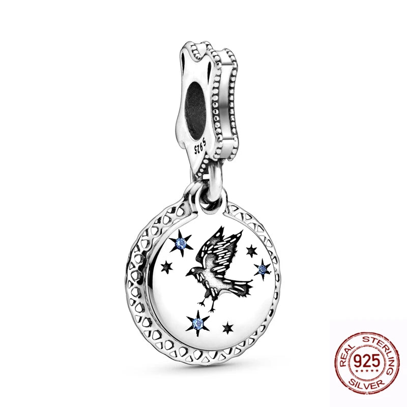 Disney Harry Potter 925 Sterling Silver Charm Bead | Fits Original Bracelet | Women’s DIY Jewelry Gift