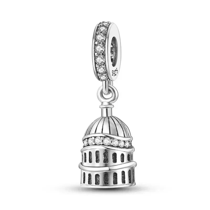 2025 Hot Sale 925 Sterling Silver CZ Pave Mother’s Embrace Dangle Charm | Fit Original Pandora Bracelet DIY Jewelry