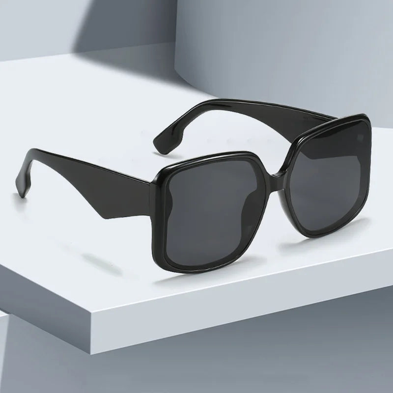 2025 New In Sunglasses for Women – Unique Double Frame Design Oversized Sunglasses with Gradient Lenses | UV400