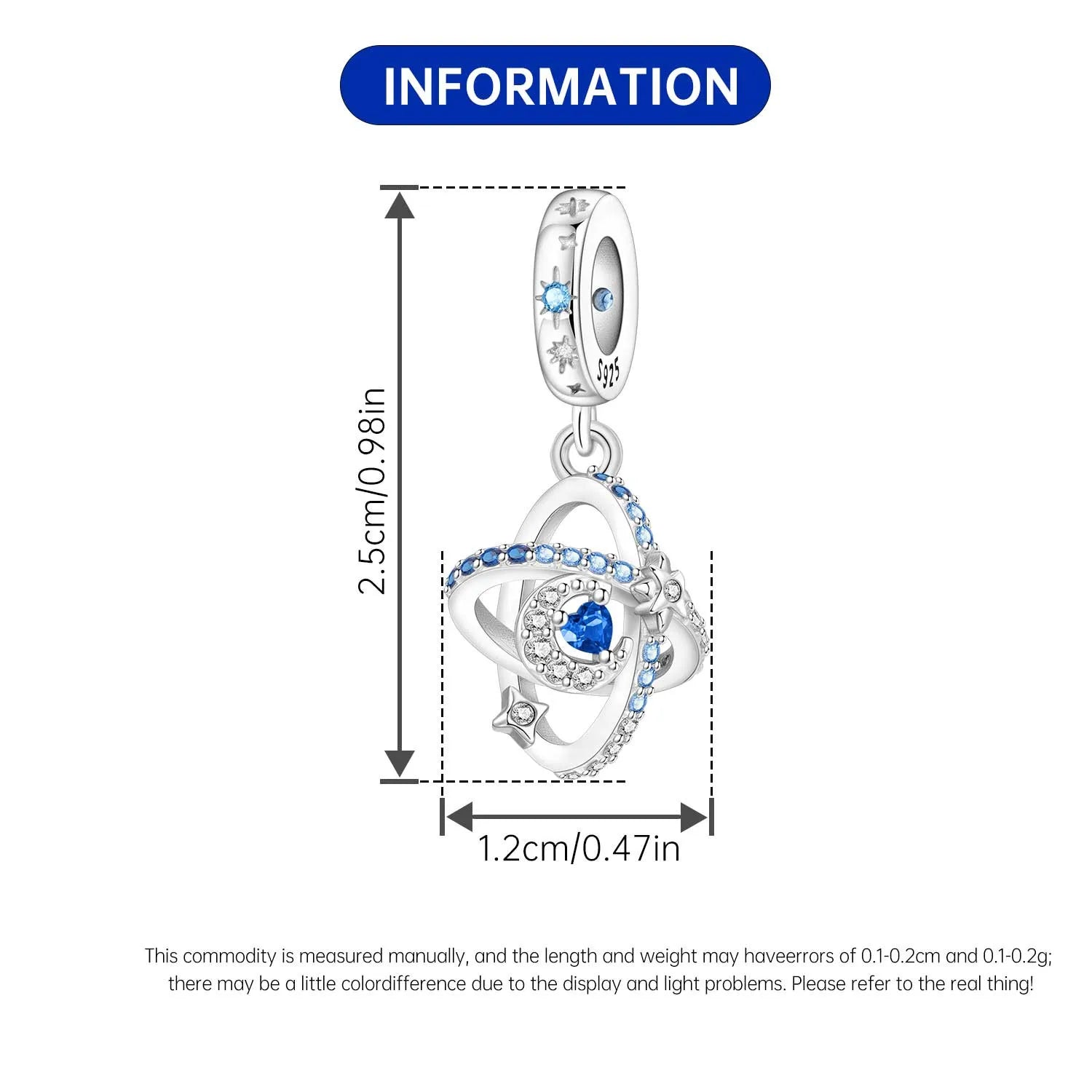 PANPOKI 925 Sterling Silver Switchable Book Pendant Charm | Original Bracelet Beads DIY Jewelry Gift for Women