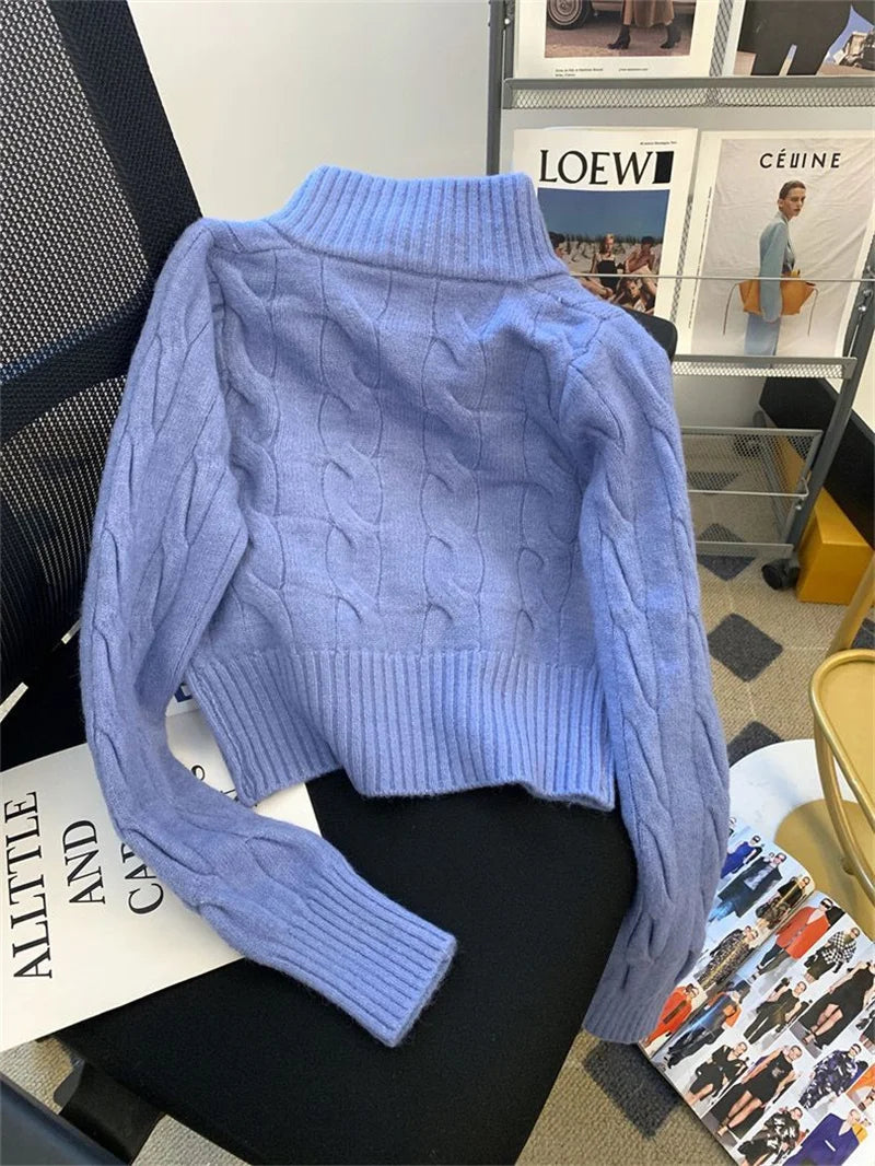 2025 Women Knitted Cardigan Sweater | Autumn Winter Loose Jacket | Warm Long Sleeve Coat Outerwear