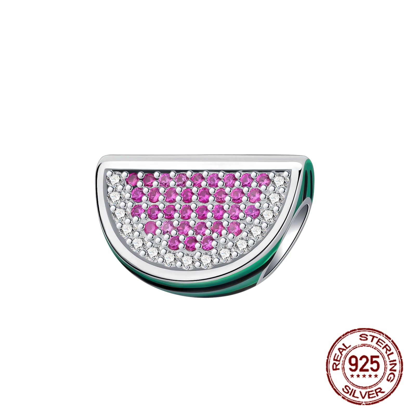 925 Sterling Silver Purple Flower & Butterfly Dangle Charm | Bead for 4MM Bracelet or Necklace DIY Jewelry Gift