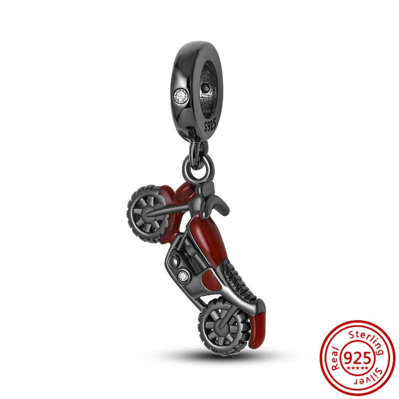 Factory Outlet 925 Sterling Silver Black Cat, Camera & Dog Paw Charms Beads | Fits Pandora Original Bracelet | Fine DIY Jewelry Gift for Friends