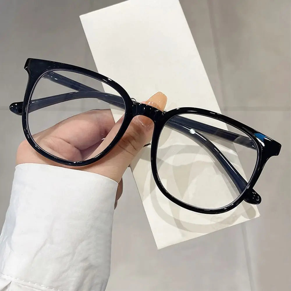 Large Square Frame Anti-Blue Light Glasses – Fashion Retro Computer Reading Eyeglasses for Men & Women | Optical Spectacle Eyewear