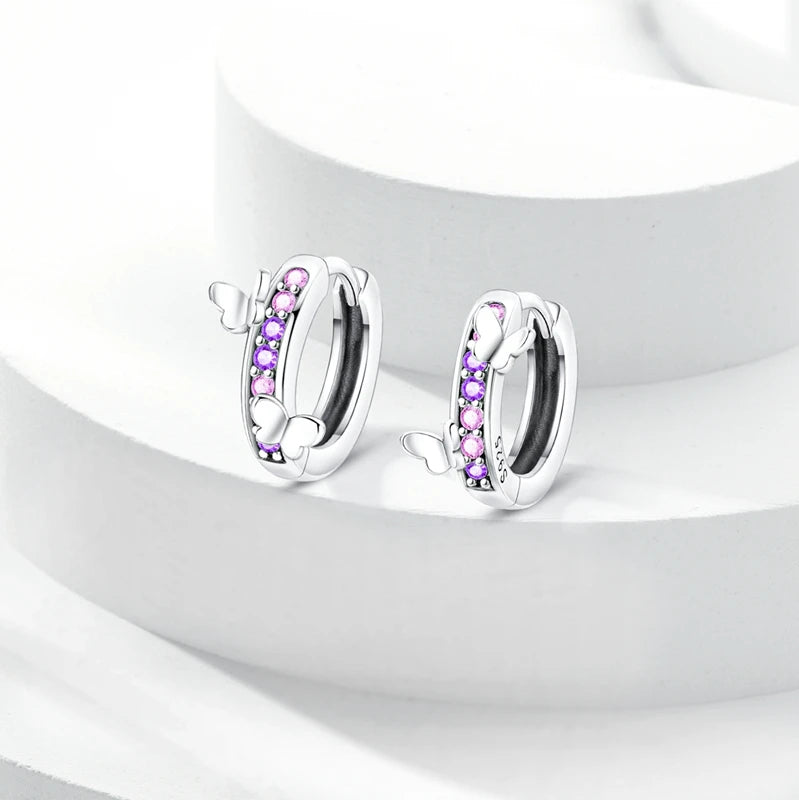 Pandora Style 925 Sterling Silver Irregular Star Earrings | European Fashion Jewelry Gift