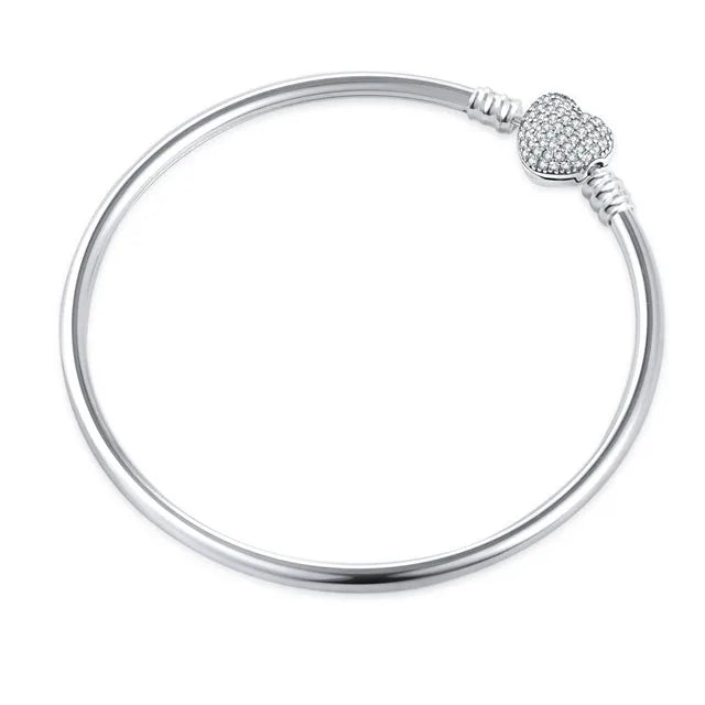 2025 925 Sterling Silver Heart Butterfly Snowflake Dream Catcher Bracelet | Luxurious Women's DIY Jewelry Gift
