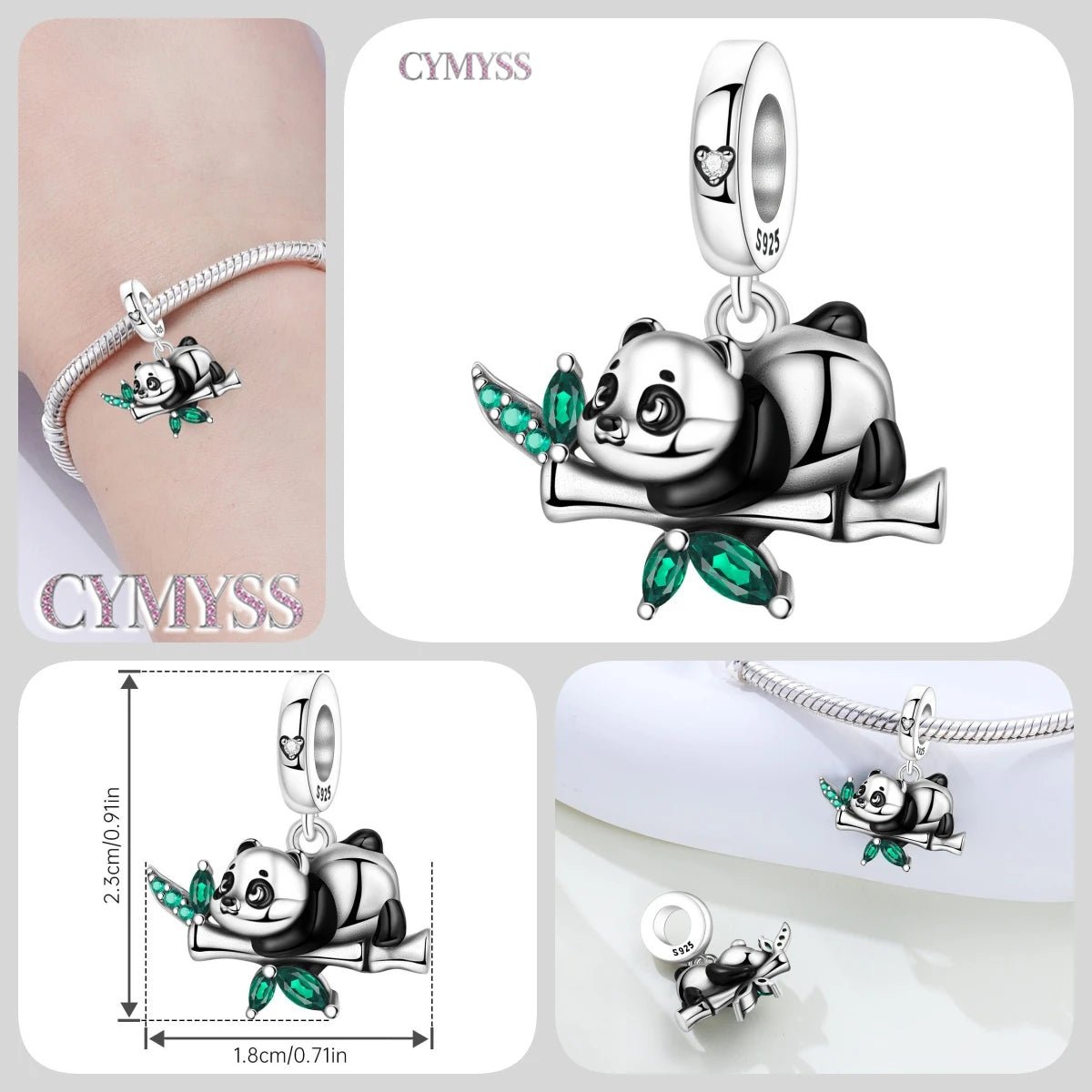 Hot Sale 925 Sterling Silver Dog & Cat Pet Charms | Cute Animal Pendant for Women Bracelet & Necklace DIY Jewelry Gift