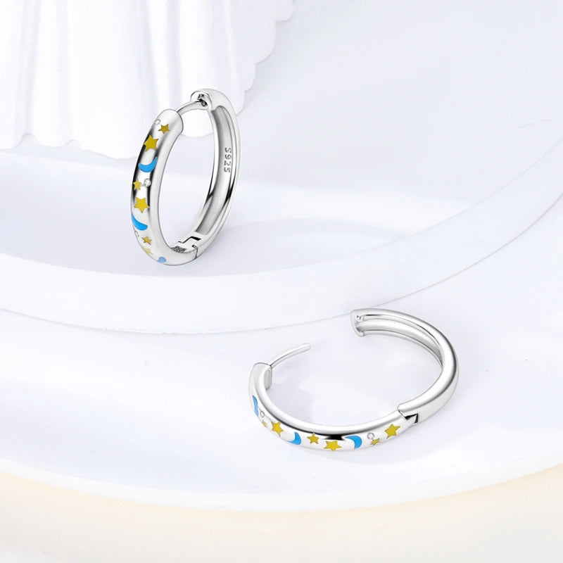 Pandora Style 925 Sterling Silver Irregular Star Earrings | European Fashion Jewelry Gift