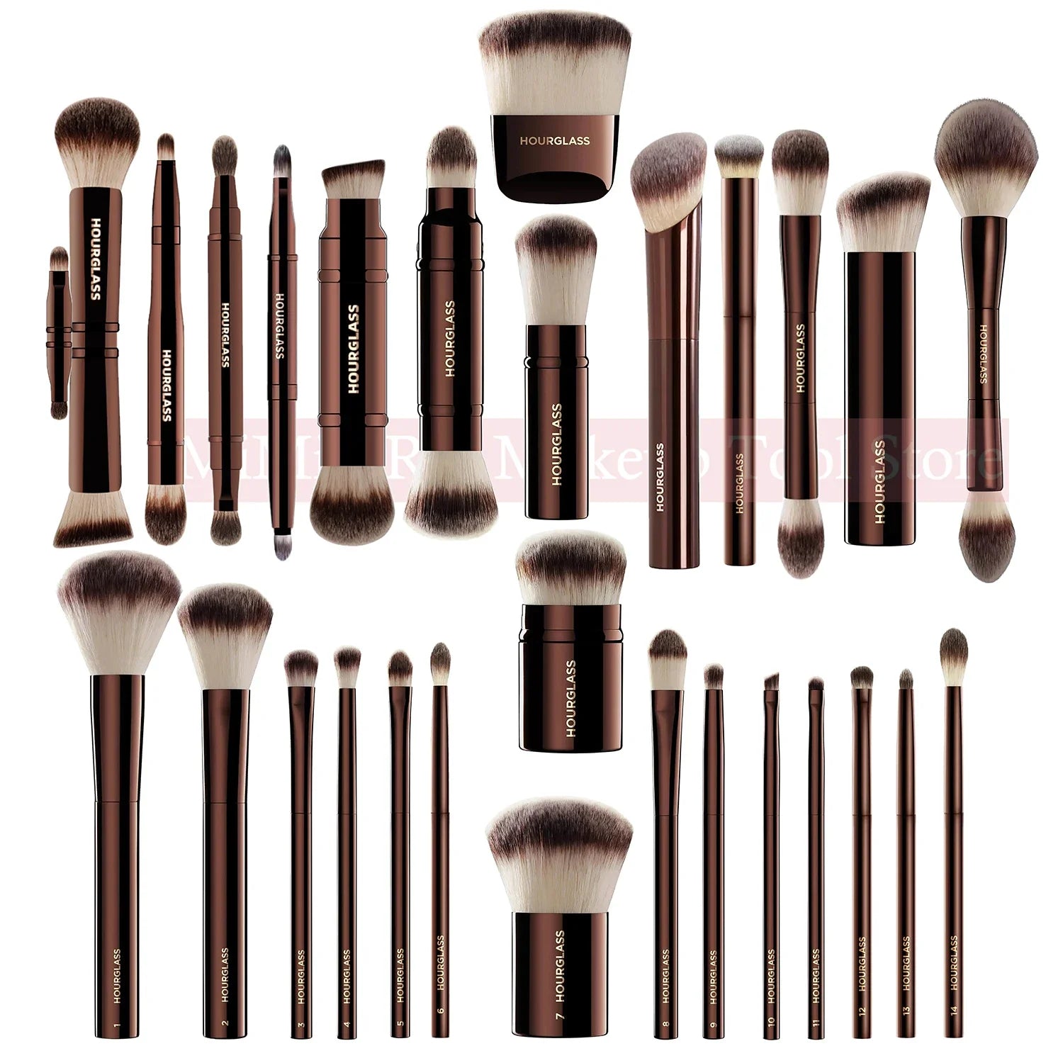 Single Professional Makeup Brush – Powder Foundation Blush Concealer Eyeshadow Liner Smudge Makeup Tool