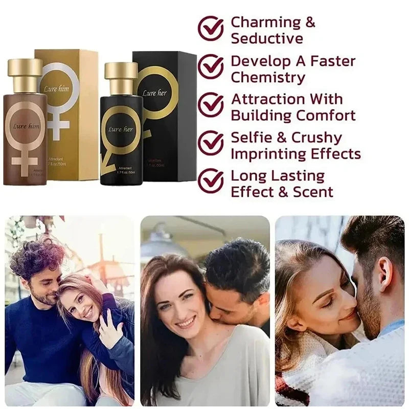 90ml Pheromone Seductive Perfume for Men – Long-Lasting Body Spray to Attract Women | Charming Flirting Dating Scent