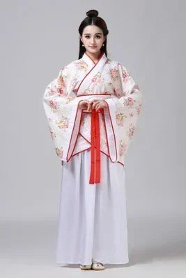Vintage Women’s Top & Skirt 2-Piece Set – Princess Hanfu Costume Cosplay Elegant Traditional Chinese Clothing 👘✨