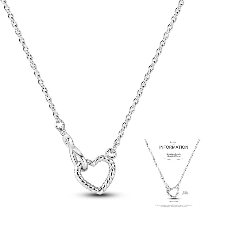 925 Sterling Silver Heart-Shaped Pearl Pendant Necklace | Elegant Women’s Jewelry Birthday Gift