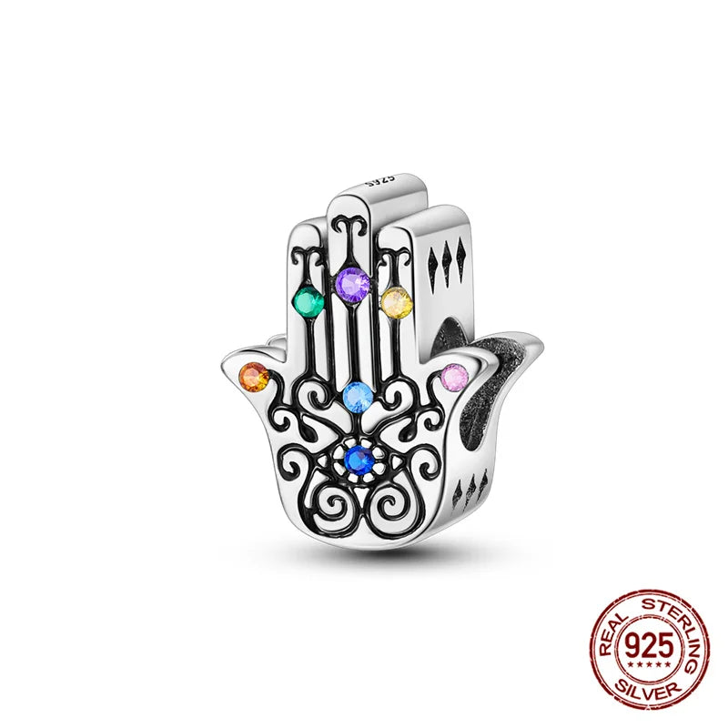 925 Sterling Silver Blue Zircon Evil Eye Charm | Original Devil Eye Series Bead Fits Pandora Bracelet – Women’s DIY Jewelry Gift