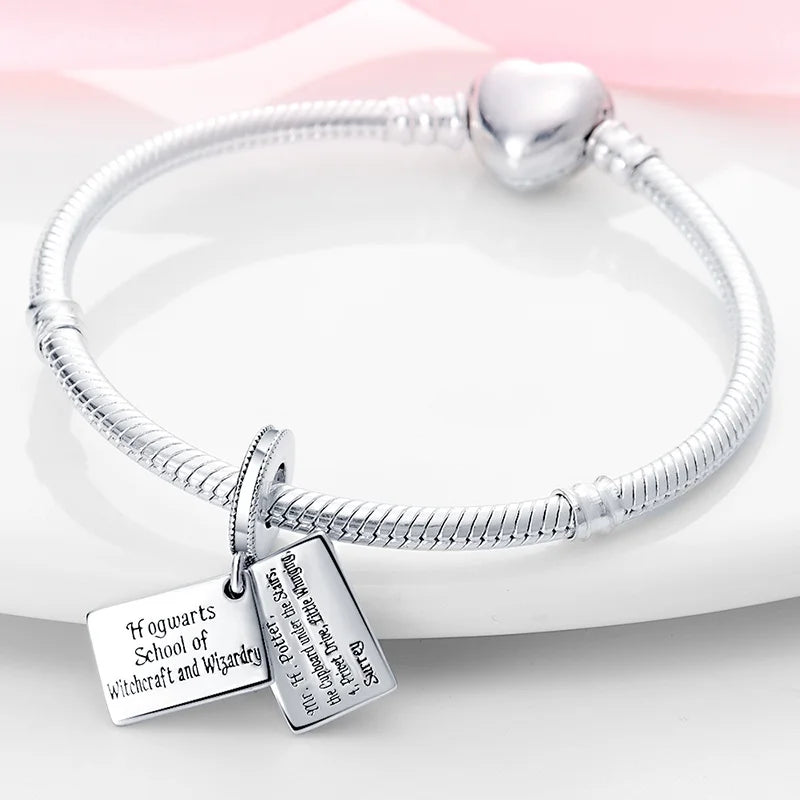 2024 Hot Sell Magician Series Pendant | 925 Sterling Silver Envelope & Owl Charm Beads for Bracelet