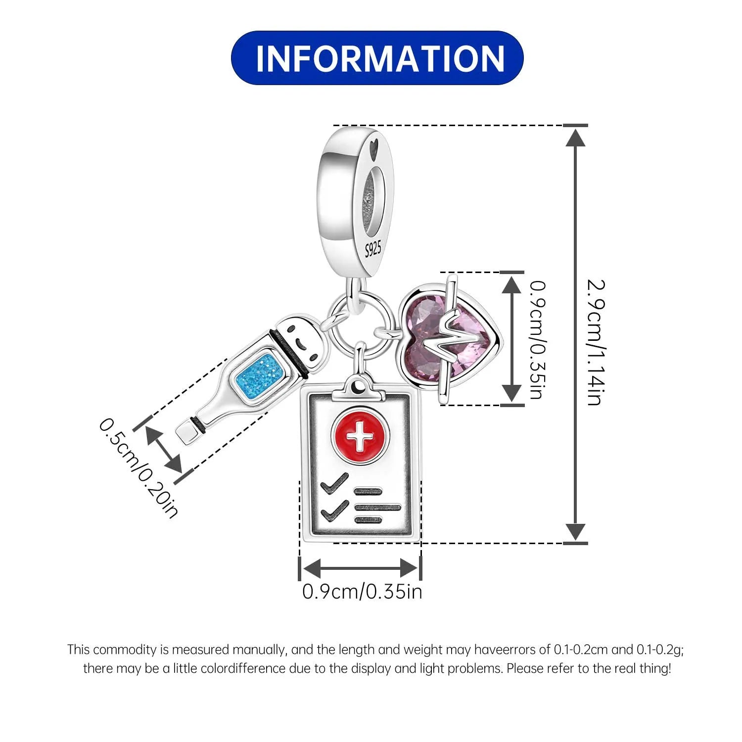 925 Sterling Silver Western Cowboy Boots Charm Bead | Hobby Series Pendant for Bracelet DIY Jewelry Gift