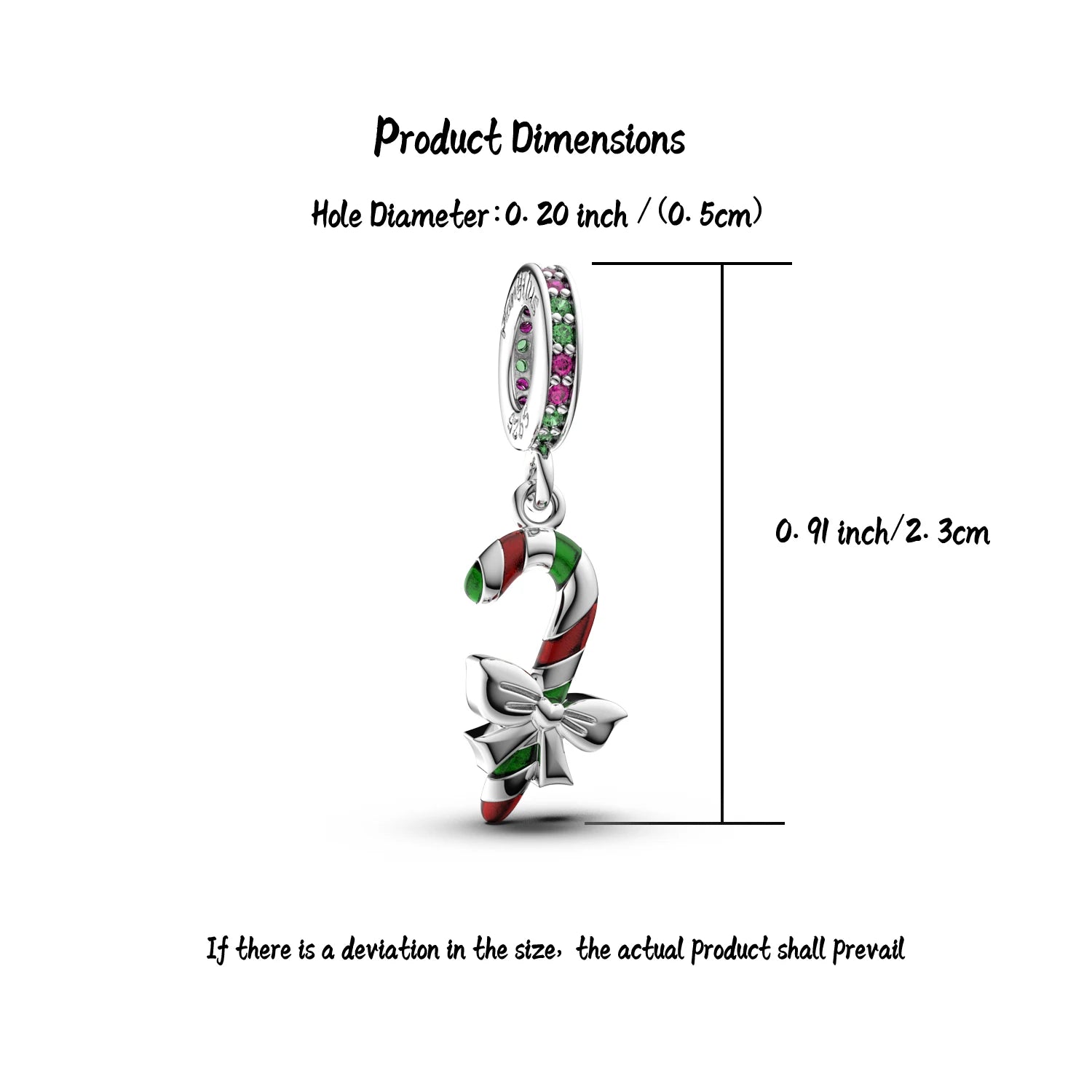 Manyilus 2025 Christmas Candy Charms 925 Sterling Silver Beads | Mother Kids Original Bracelet Jewelry for Women