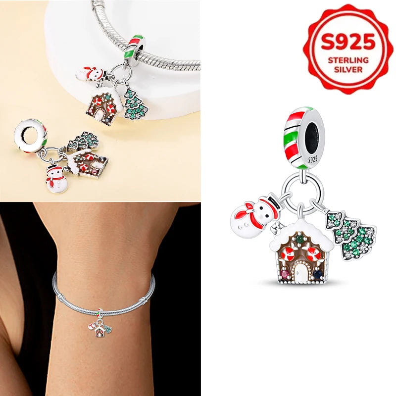 New Disney 925 Sterling Silver Cheshire Cat & Dumbo Charms – Original Bracelet Beads DIY Pendant Halloween Jewelry Gift